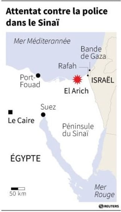 Attentat contre la police dans le sinai