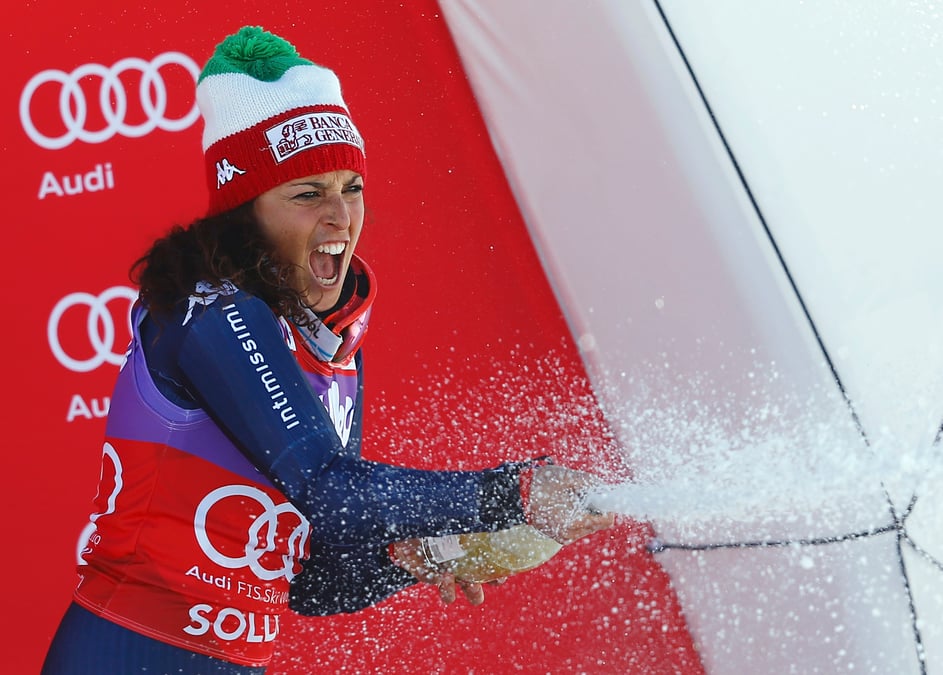 Brignone triomphe a solden