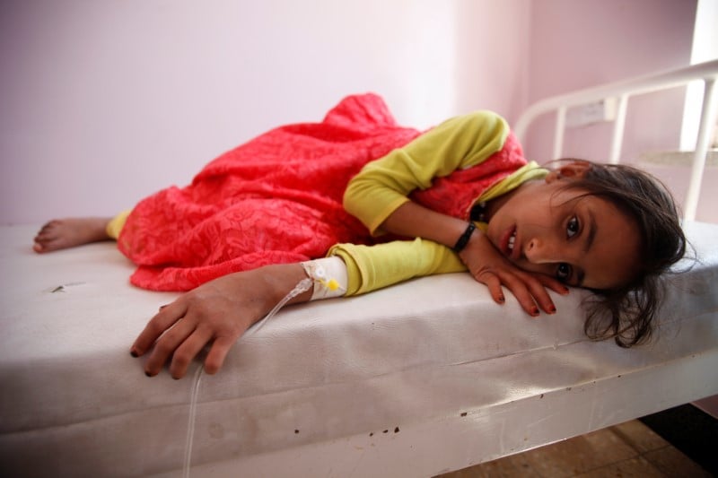 Augmentation des cas de cholera a sanaa, capitale du yemen