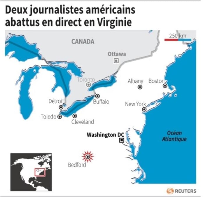 Deux journalistes americains abattus en direct en virginie