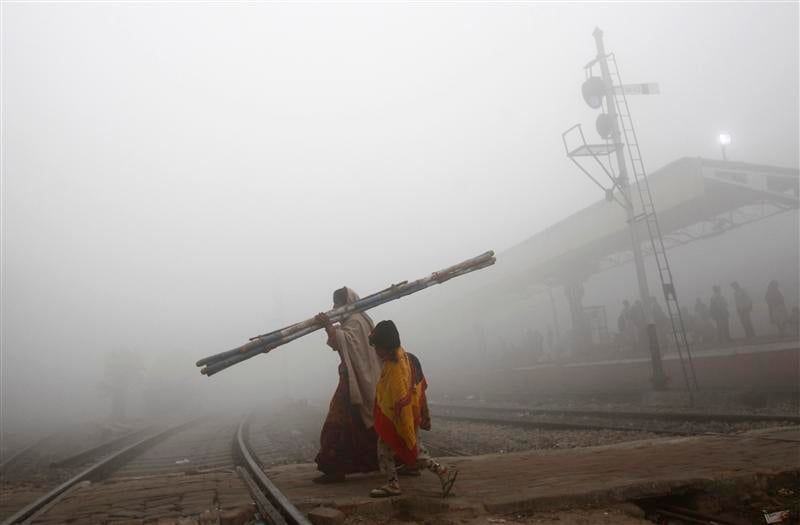 New Delhi plongé dans un épais smog