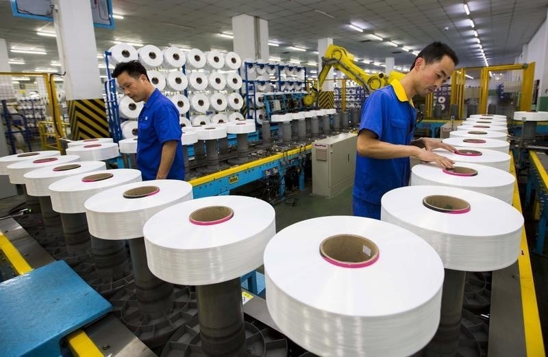 Troisieme contraction d'affilee du pmi manufacturier officiel chinois