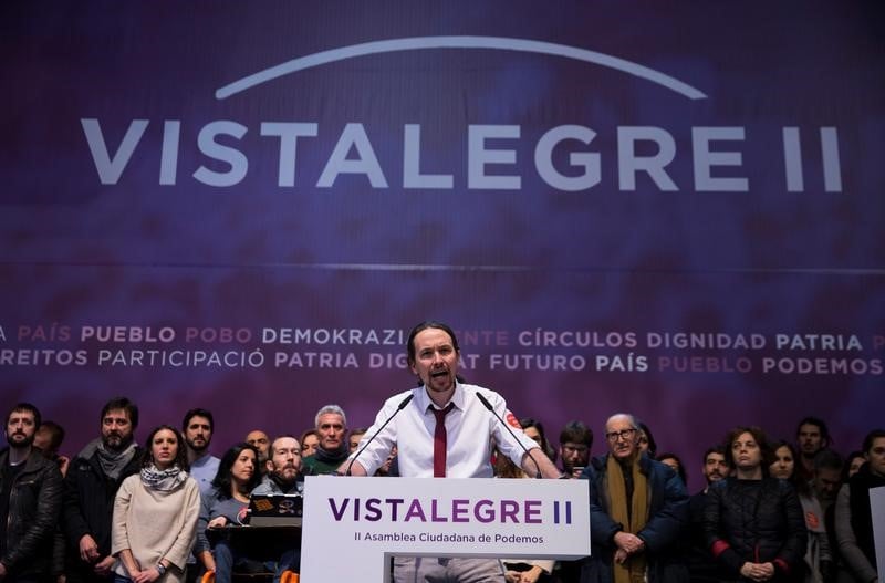 Podemos depose une motion de defiance contre le gouvernement rajoy