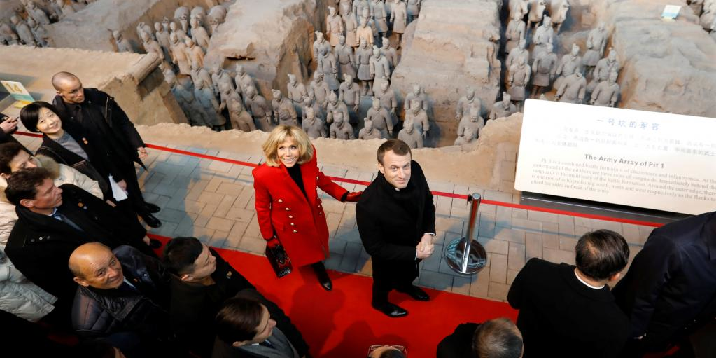 macron chine