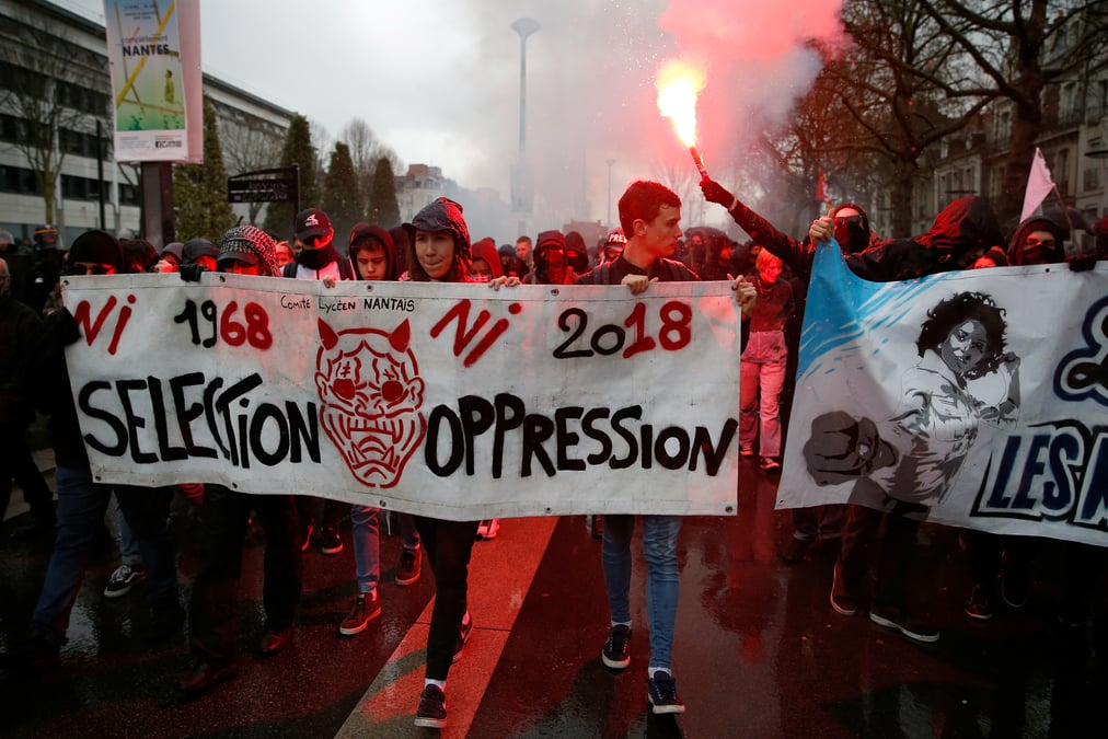 Des etudiants appellent a de nouvelles mobilisations en france