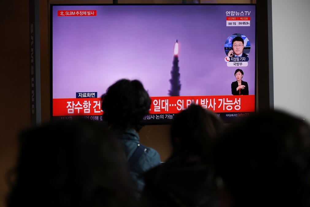 La coree du nord a tire au moins un missile balistique