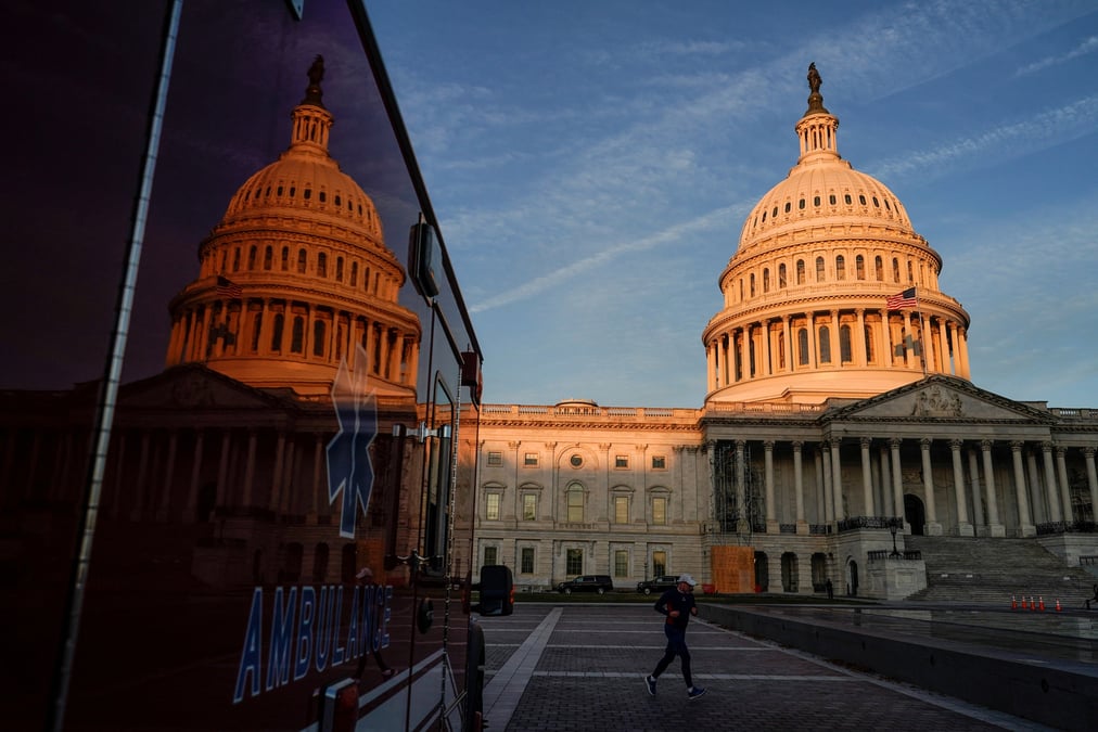 Le capitole, siege du congres americain, a washington