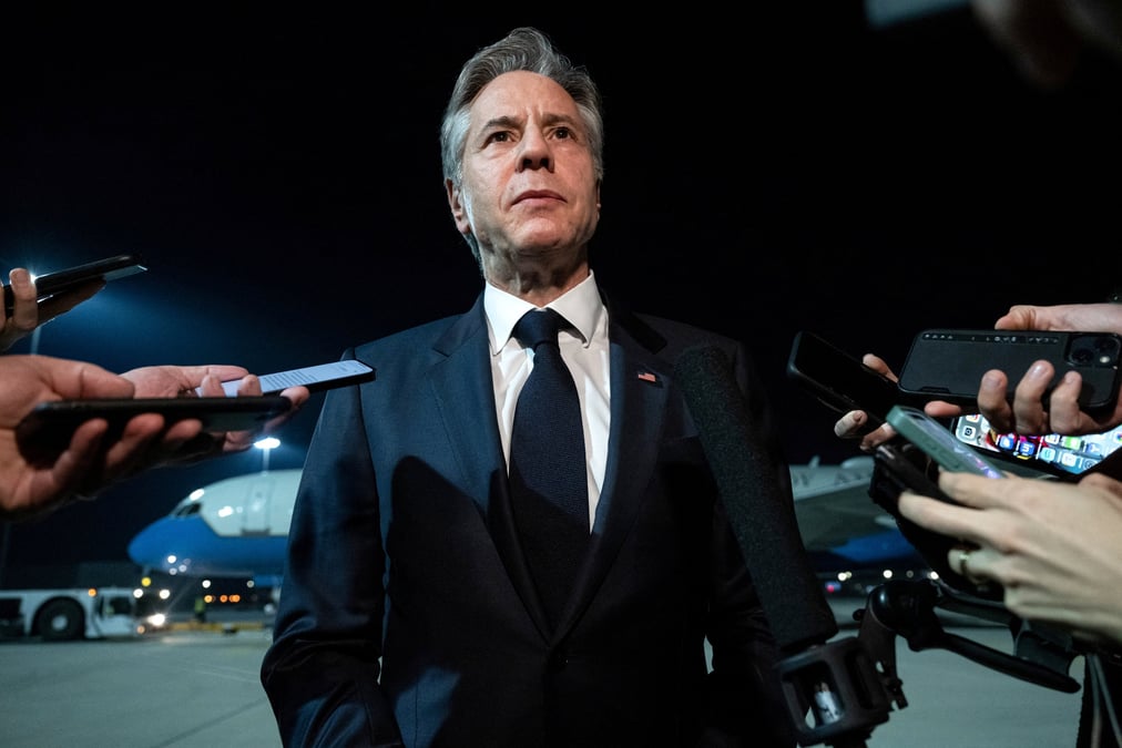 Photo du secretaire d'etat americain, antony blinken