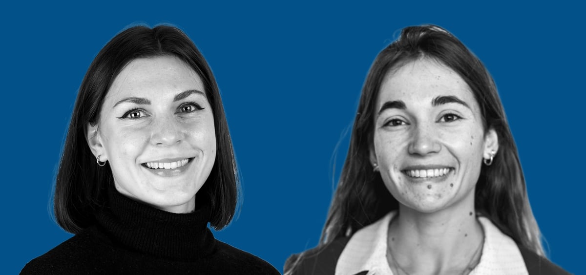 Camille Didelot et Marie Schmidlin