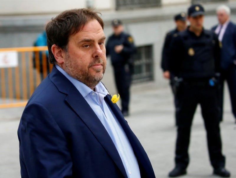 La justice espagnole ordonne le maintien en detention de junqueras