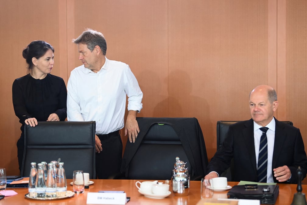 Reunion hebdomadaire du cabinet allemand a berlin