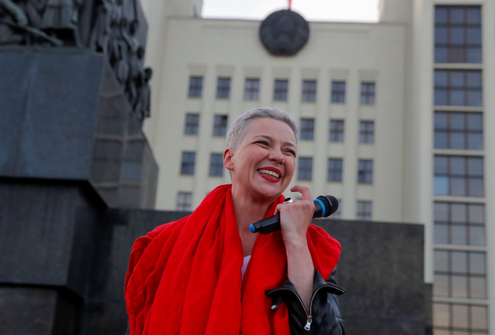 L'opposante maria kolesnikova est en ukraine, selon les douanes bielorusses
