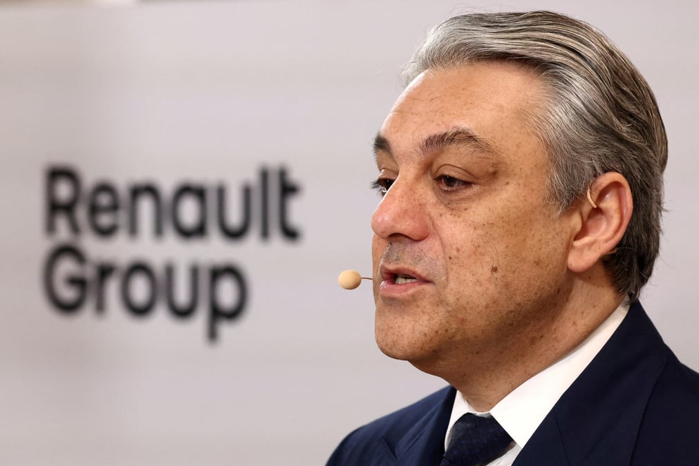 Photo d'archives de luca de meo, directeur general de renault