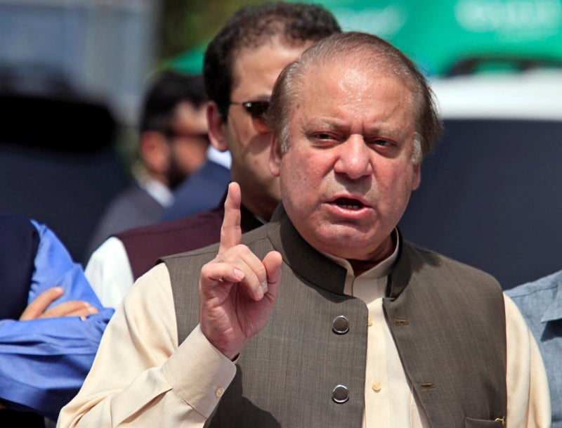 L'ancien premier ministre pakistanais nawaz sharif inculpe de corruption