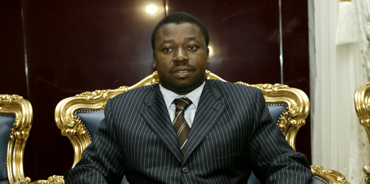 Faure Gnassingbé Togo Président trône