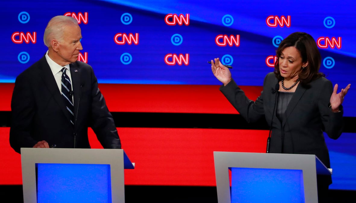 Usa2020: duel entre biden et harris au coeur d'un nouveau debat democrate