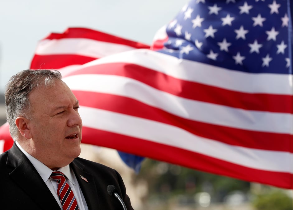 Pompeo ecourte son voyage en asie apres la contamination de trump au covid-19