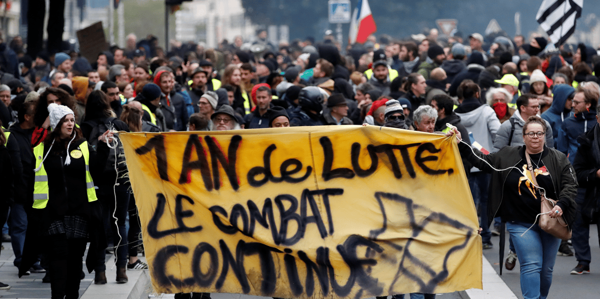 Gilets jaunes: 28.000 manifestants en france