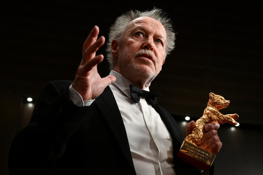 Photo de nicolas philibert au festival de cinema de berlin