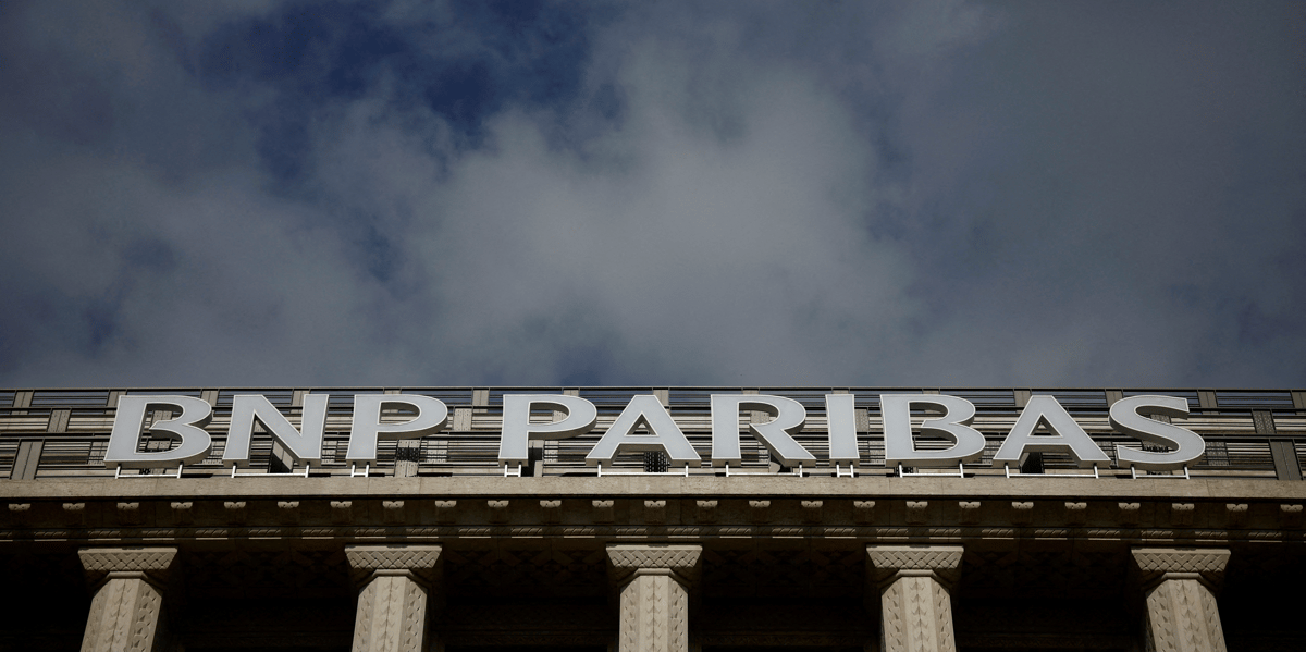 Photo d'archives du logo de bnp paribas