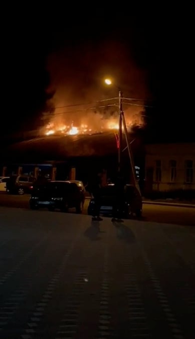 Incendie a l'usine de basse tension de korenevsky, a korenevo