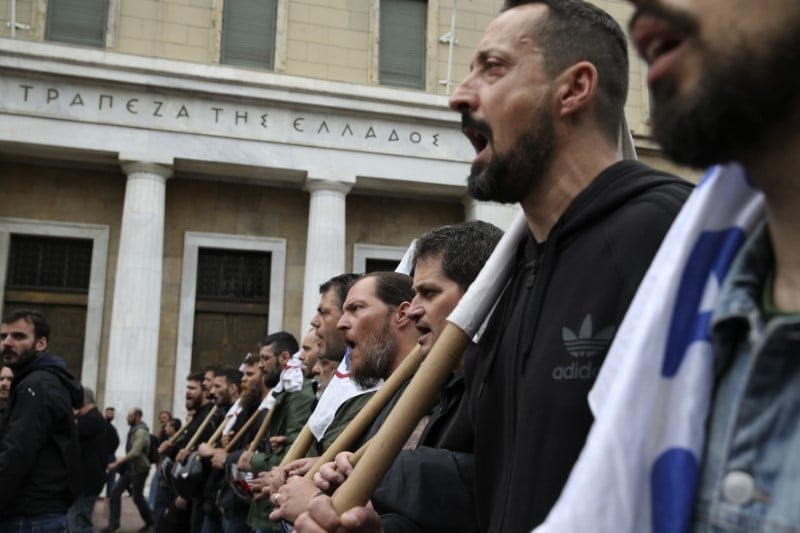 Greve generale en grece contre de nouvelles mesures d'austerite