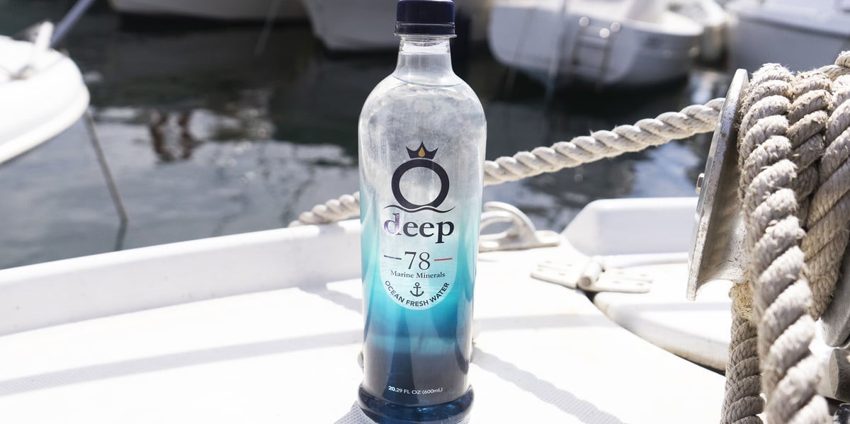 La production de l'eau embouteillée Ôdeep démarre sur le port de Sète