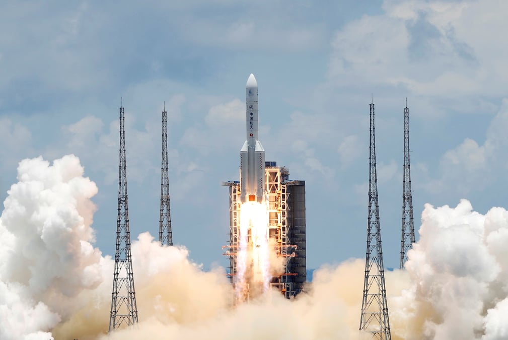 La chine reussit a faire atterrir un robot sur mars