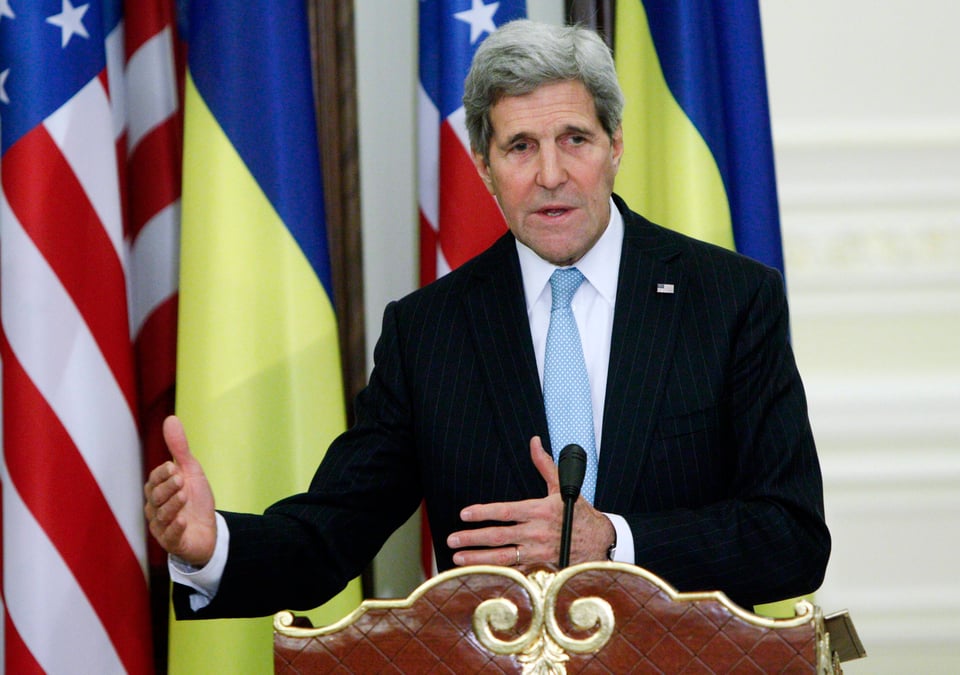 John kerry appelle la russie a agir concretement pour la paix en ukraine