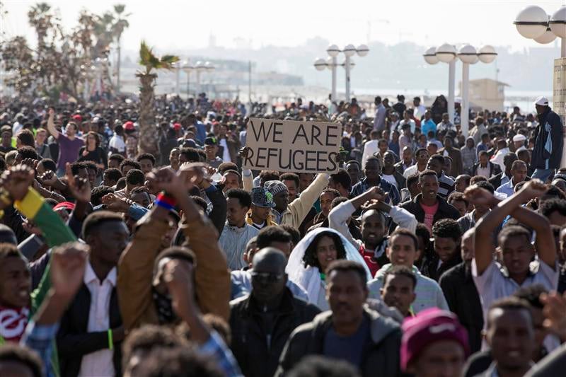 Nouvelle manifestation d'immigrés africains en Israël