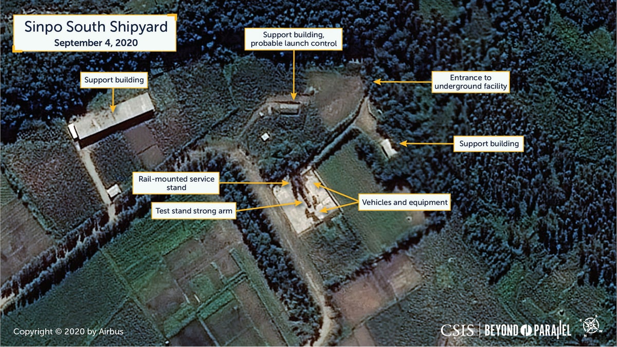 Des images laissent penser que pyongyang pourrait tester un missile sous-marin