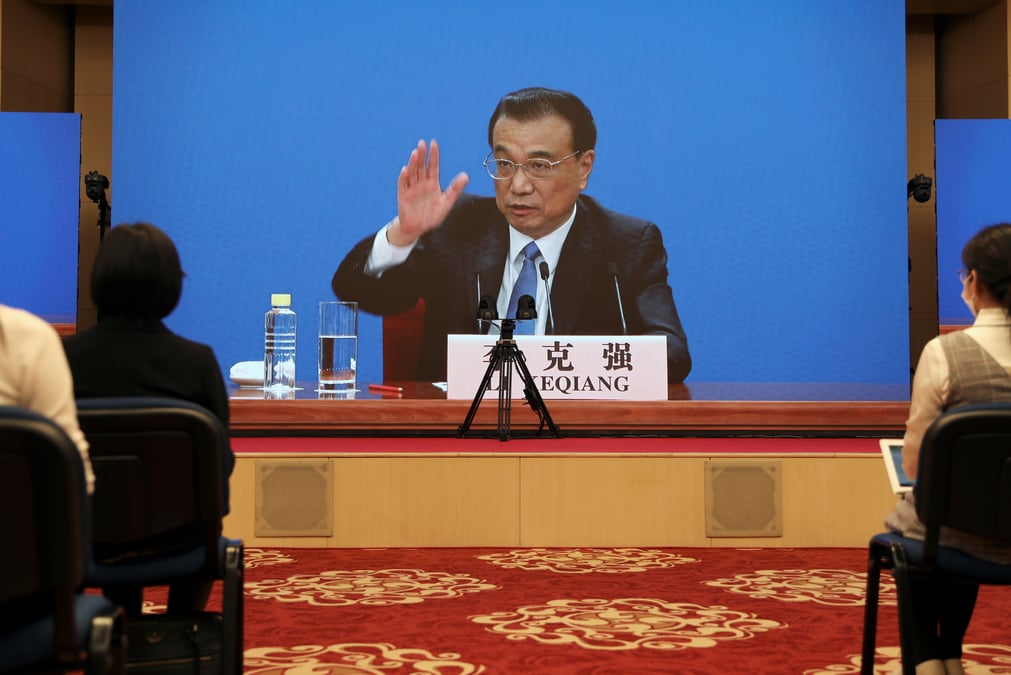 Chine: le premier ministre defend l'objectif de 6% de croissance du pib en 2021