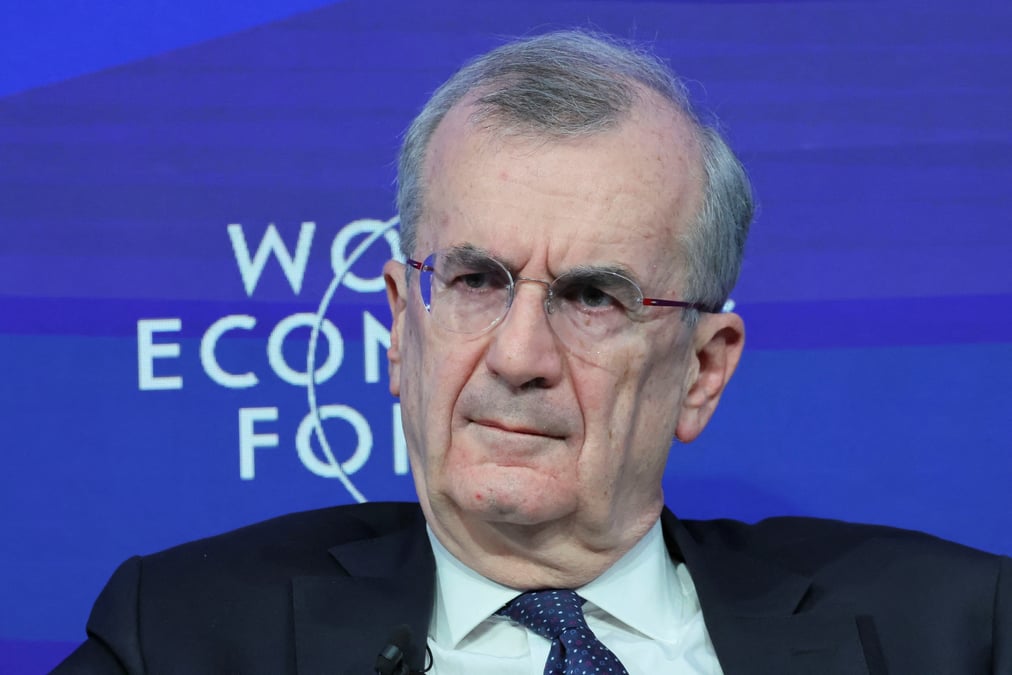 Le gouverneur de la banque de france, francois villeroy de galhau