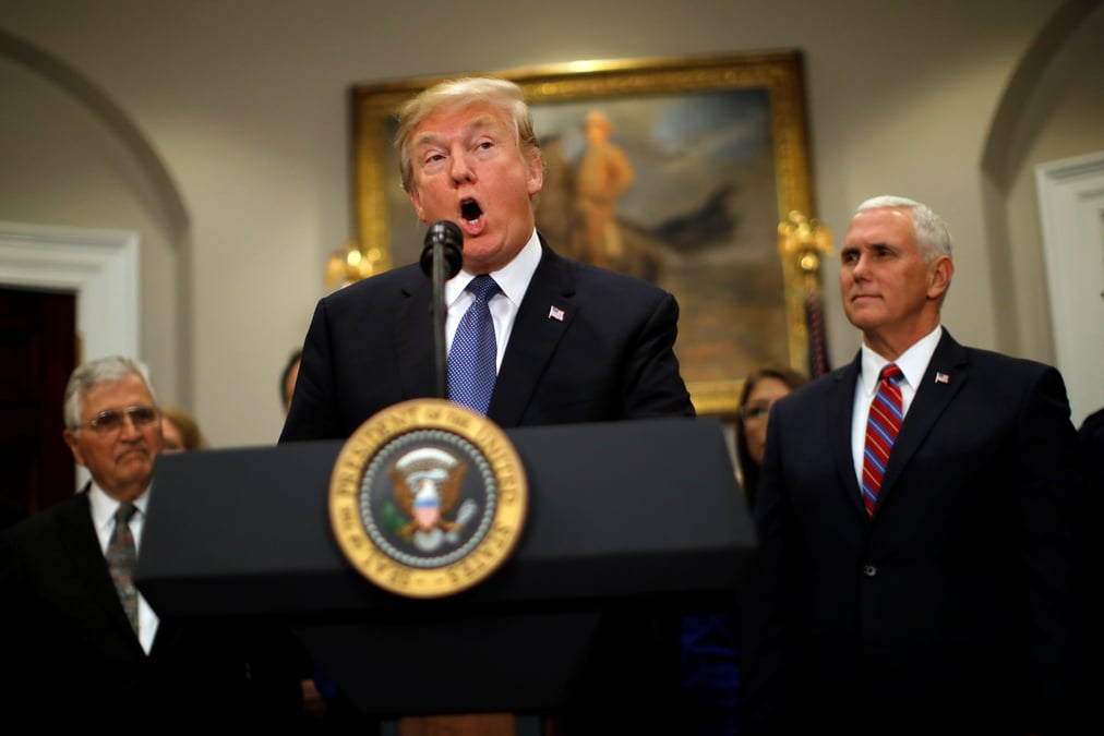 Donald trump appelle le congres a legiferer sur l'immigration