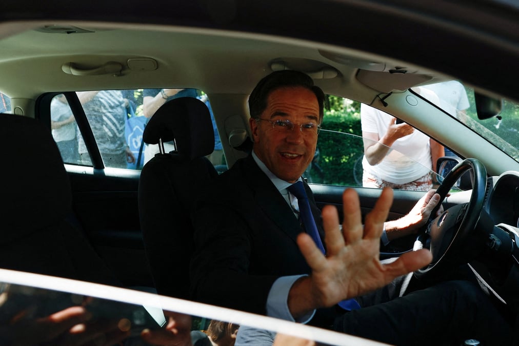 Le premier ministre neerlandais mark rutte