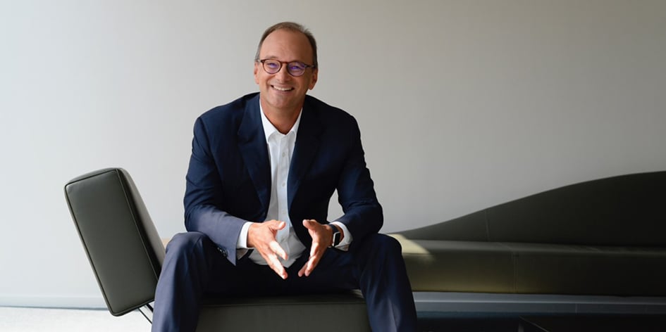 Nicolas Rousselet dans son bureau à Paris, en octobre 2023.