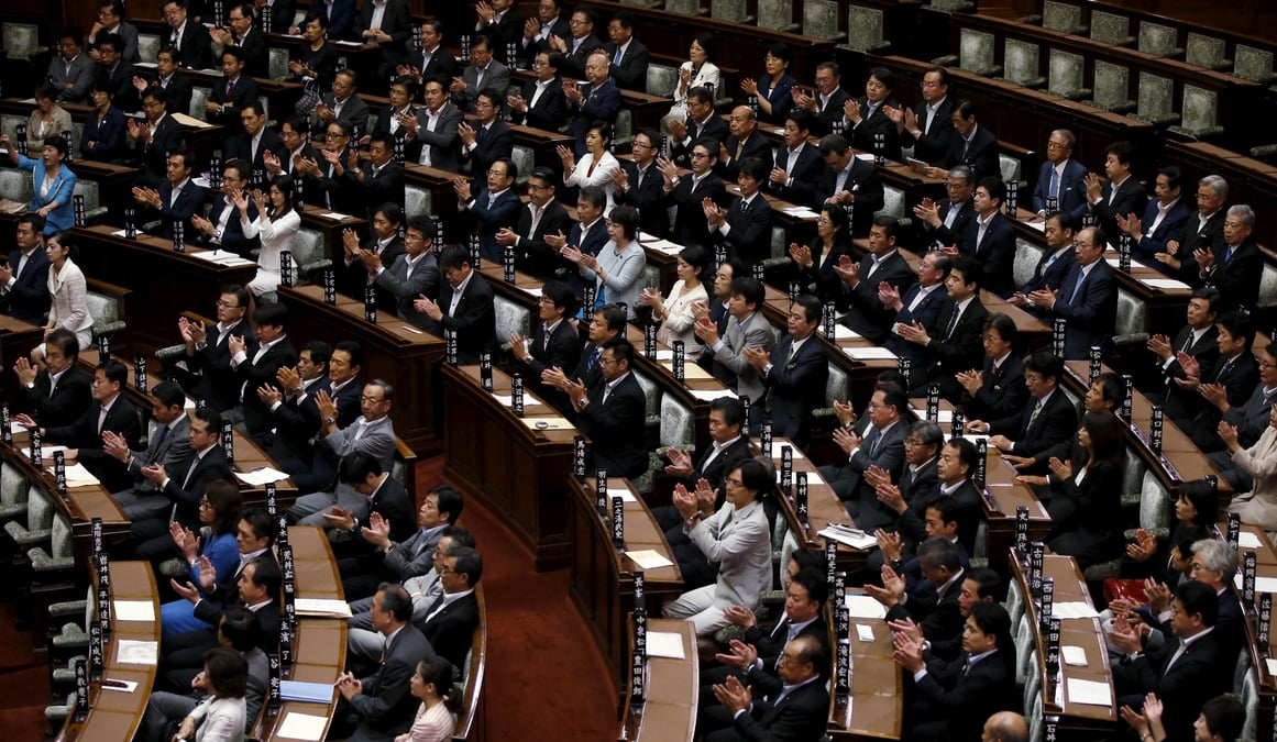 Le senat japonais e adopte a son tour la reforme militaire