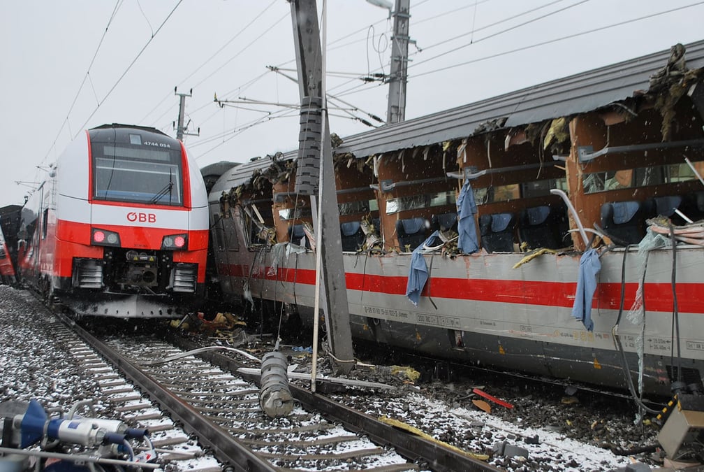 Collision ferroviaire en autriche, un mort, 22 blesses
