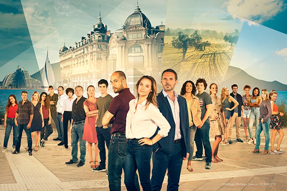 La série "Un si grand soleil" est tournée à 40 % dans les nouveaux studios de France Télévisions, à Vendargues, et à 60 % en extérieur, à Montpellier et dans les environs.