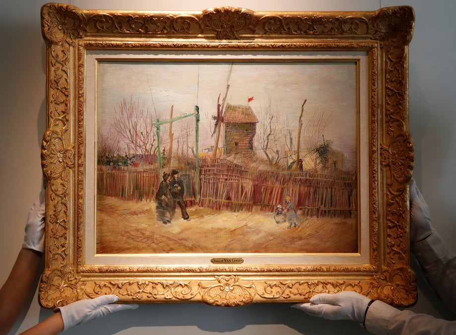 Un tableau de van gogh vendu a paris pour 14 millions d'euros