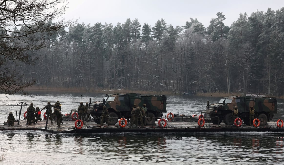 Exercices tumak-22 de l'otan dans le corridor de suwalki