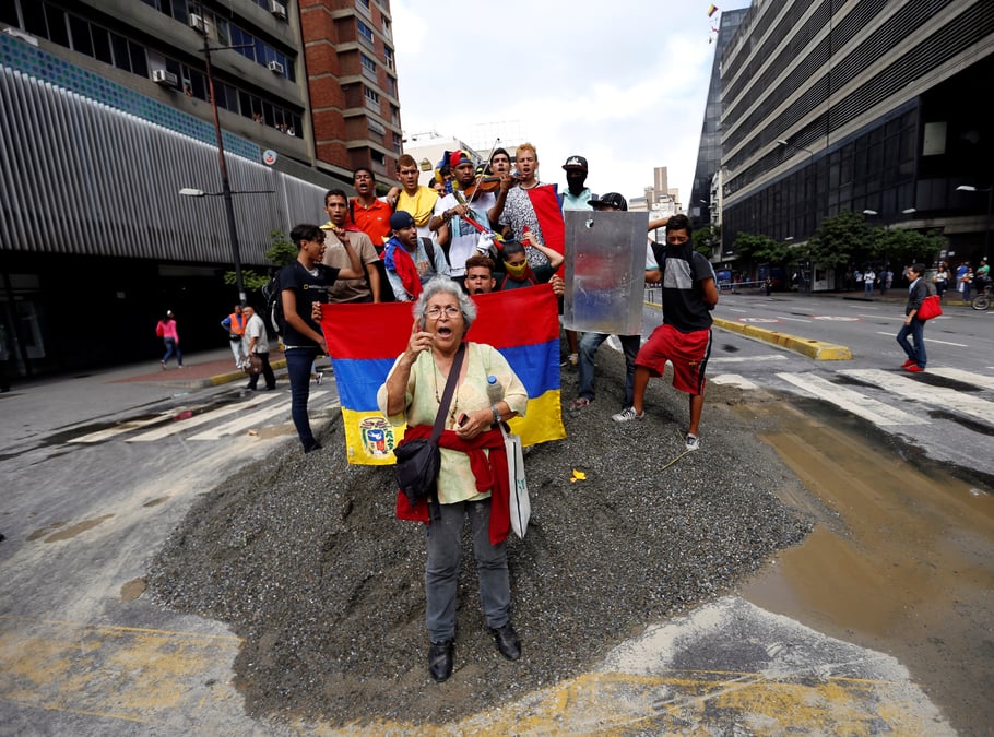 En greve, l'opposition espere bloquer le venezuela