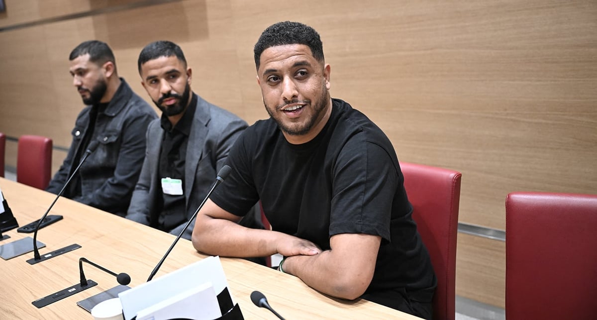Le snapchateur Nasdas lors de son audition à l'Assemblée nationale.