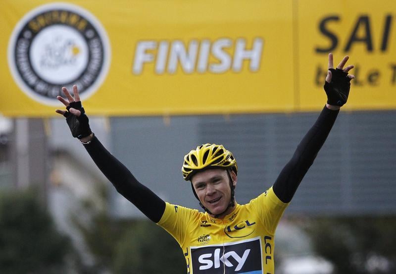 Cyclisme: Christopher Froome prolonge son contrat avec Team Sky