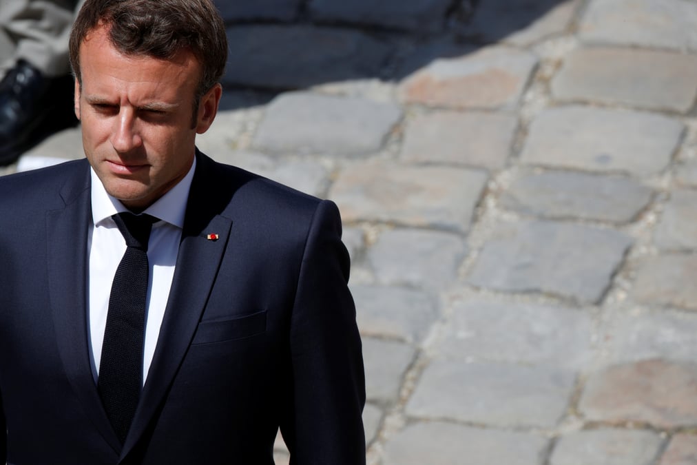 A lyon, macron appelle les rivaux des municipales a "travailler ensemble"