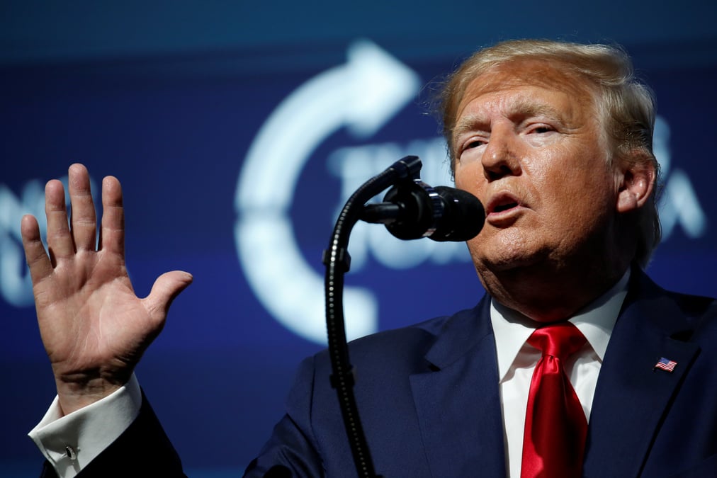Trump annonce que l'accord commercial avec pekin sera signe "tres prochainement"