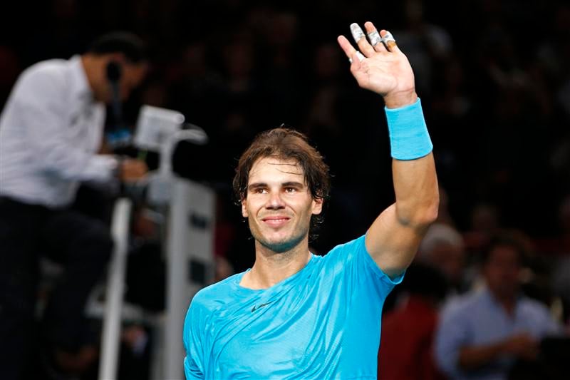 Tennis: Nadal domine Gasquet et va en demie à Bercy