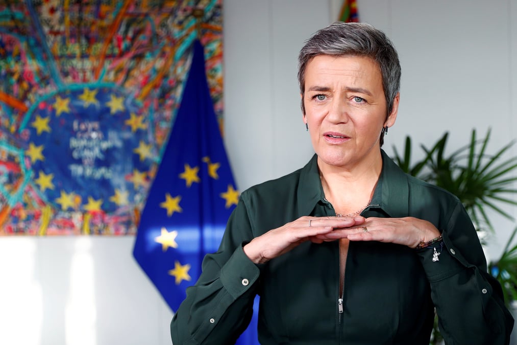 Alstom-siemens: vestager promet une analyse nuancee des deux "champions"