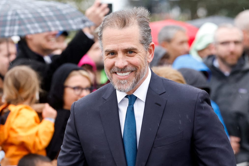 Hunter biden lors de la chasse aux oeufs de paques a la maison-blanche