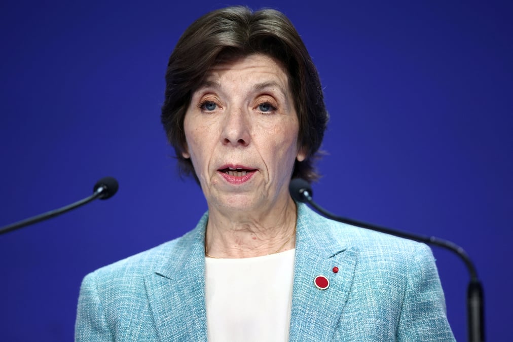 Photo de la ministre francaise des affaires etrangeres, catherine colonna